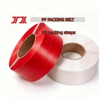 15mm पीपी स्ट्रैपिंग स्ट्रैप पीपी पैकेजिंग बेल्ट पैकेजिंग मशीनों के लिए स्वचालित स्ट्रैपिंग बैंड