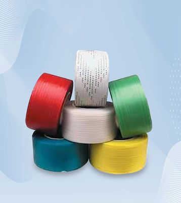 Green Color Customized Strapping Band Pet Plastic Packing Belt With High Tension Strength