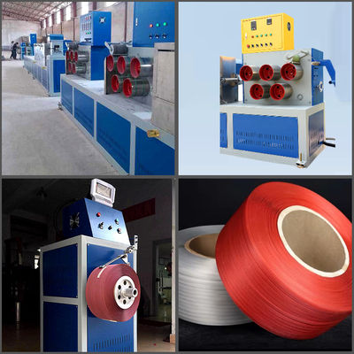 260kg/H PP Strap Packing Belt Making Machine With Single Screw Extruder High Tension Strength