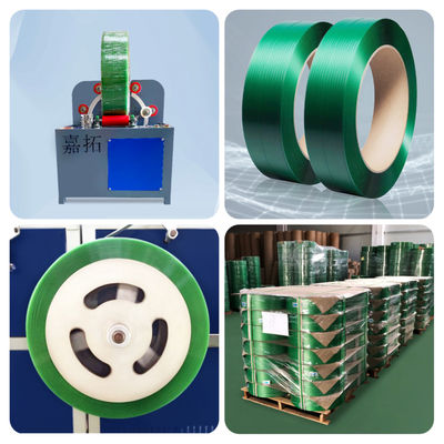 9-32mm Width PET Packing Strap Extrusion Machine 100% Recycled Bottle Flakes Material