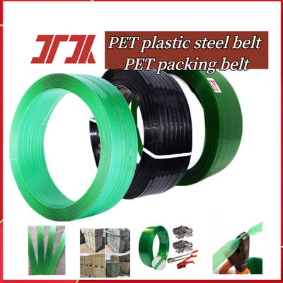 Packaging Materials PET Plastic Steel Strapping PET Plastic Strapping For Heavy Product Bundling