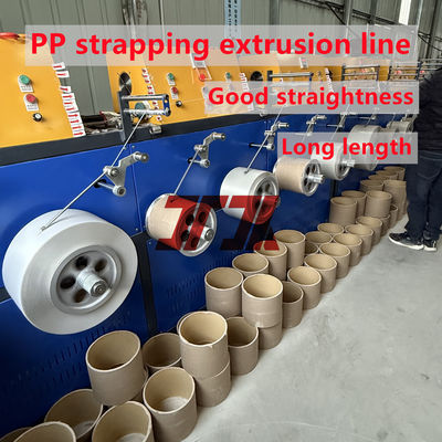 125-150kg/H PP Packing Strap Extruder Production Line with automatic winder and double embossing