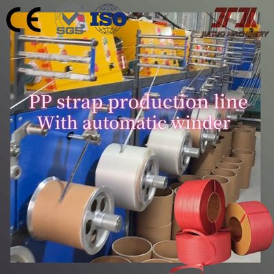 GUOMAO Motor Plastic Pp Strap Production Line For Recycled Or New Material 5-19mm