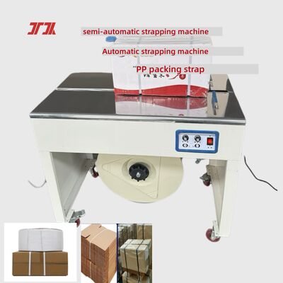 High-Speed Semi-Automatic Strapping Machine PP Strap Automatic Bundling Machine with DC Motor Drive