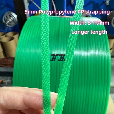 5-19mm PP Plastic Strapping with High Tensile Strength for Automatic Machine Packaging